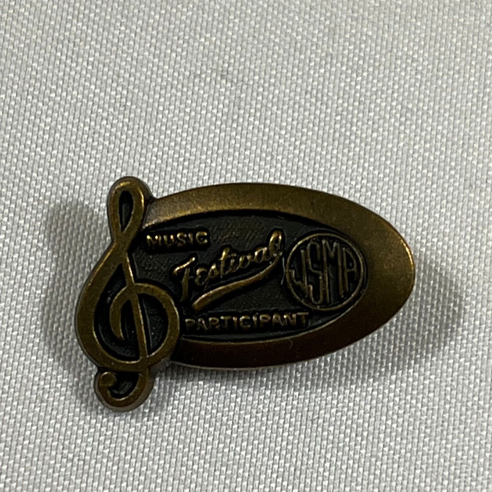WSMA Wisconsin School of Music Music Festival Participant Pin Vintage